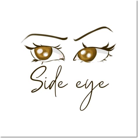 side eye meme tiktok viral sassy design - Tiktok - Posters and Art ...