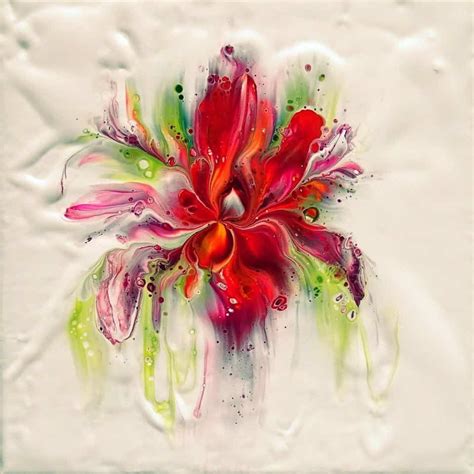 8 Acrylic Pouring Flowers for All you Botanist Wannabees | AcrylicPouring.com