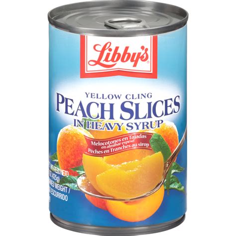 Libby S® Yellow Cling Peach Slices In Heavy Syrup 15 Oz Can Shop Ross Granville Market