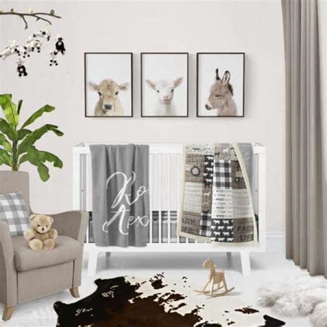 Farm Animal Nursery Decor ~ Farm Animal Baby Decor Nursery Animals Boy ...