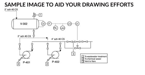 Draw A Section Of A Pid Diagram On An 8 12 By 11 Sheet For The