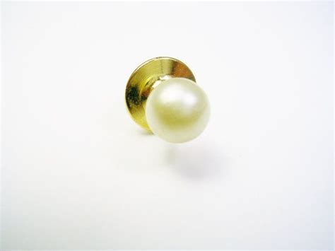 Vintage Tie Tack Necktie Pin Faux Pearl Formal Wear Tie Etsy Faux