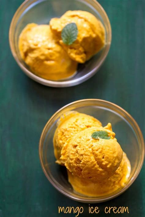 Mango Ice Cream Recipe Easy Mango Ice Cream Without Ice Cream Maker