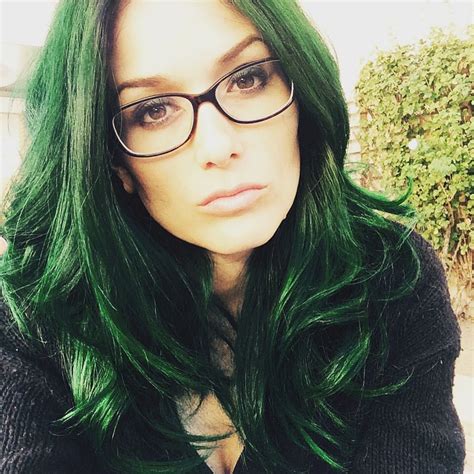 Dark Green Rainbow Hair Inspiration POPSUGAR Beauty Emerald Hair