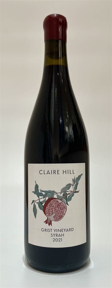 Tech Sheets — Claire Hill Wines