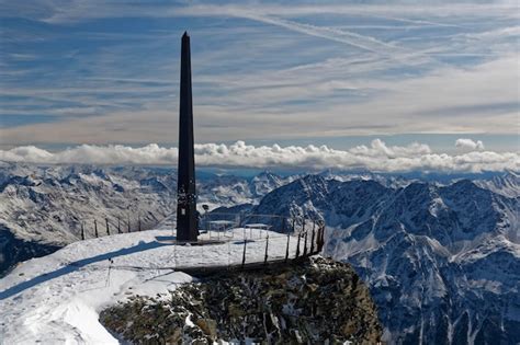 Premium Photo Austria Tyrol Oetztal Soelden Observation Deck