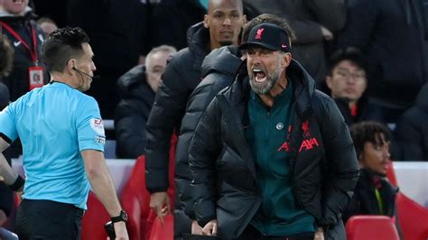 Liverpool Boss Jurgen Klopp Charged With Improper Conduct After Dismissal Against Man City