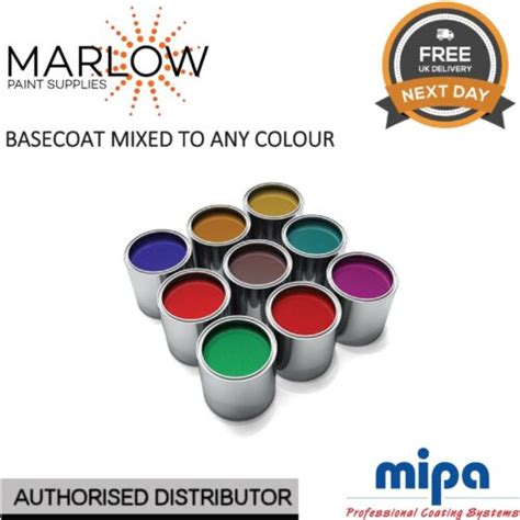 Basecoat Full Strength Mixed To Any Paint Code Mipa Bc Base Coat