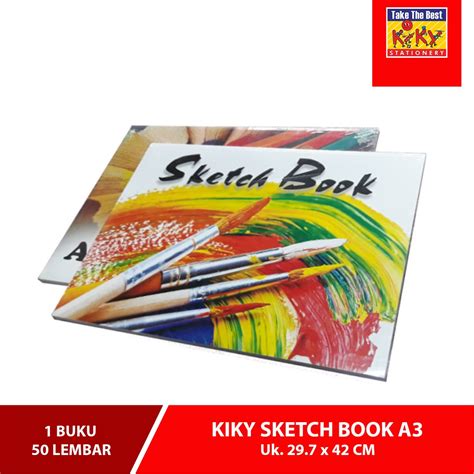 Kiky Sketch Book Buku Sketsa Ukuran A Uk X Cm Isi