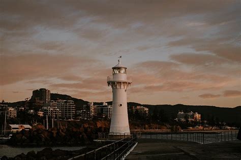 5120x2880px | free download | HD wallpaper: australia, wollongong, wollongong breakwater ...