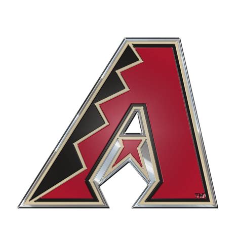 Mlb Arizona Diamondbacks Embossed Color Emblem 325 X 325