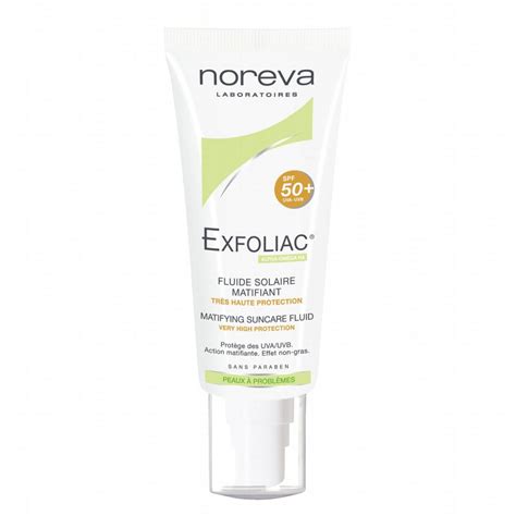 Exfoliac Fluide Solaire Matifiant SPF 50 40ml De Noreva C Est Sur