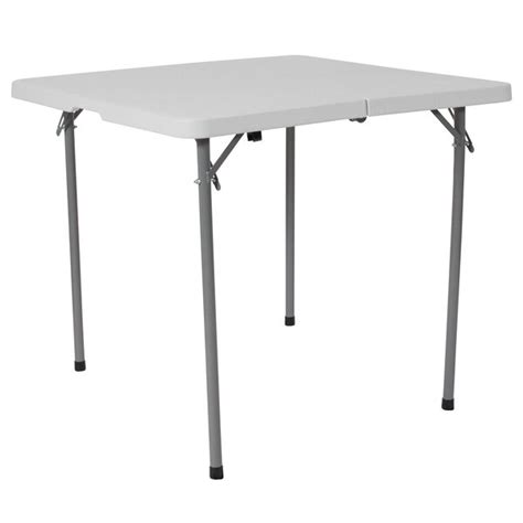 Flash Furniture Table pliante carrée pliante en plastique 2 79 pieds