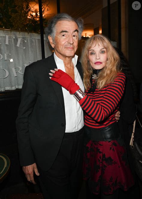 Photo Bernard Henri L Vy Et Arielle Dombasle Lancement Du Num Ro