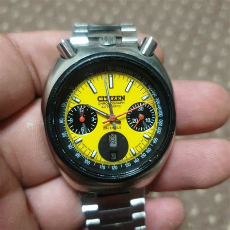 【やや傷や汚れあり】citizenクロノグラフcitizen Chronograph 23 J Automatic 4 901134k腕時計