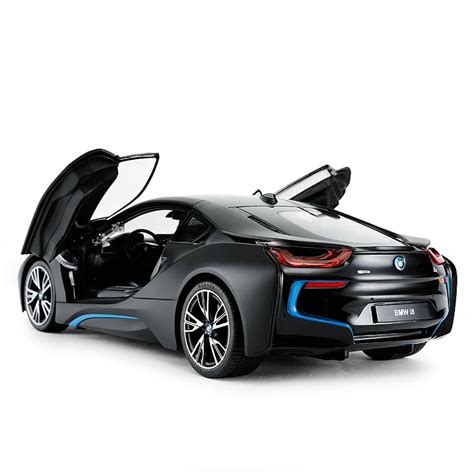Кола с дистанционно управление, Rastar, BMW i8, 1:14, Черен | Toyzz Shop