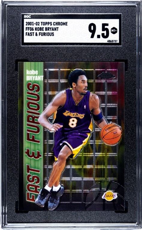 Topps Chrome Kobe Bryant Fast Furious Sgc Mt Ebay