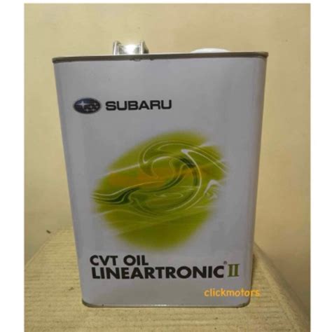 Subaru CVT Fluid ATF For FORESTER OUTBACK XV Shopee Philippines