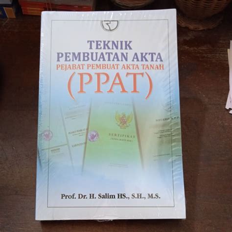 Jual Buku Original Teknik Pembuatan Akta Pejabat Pembuat Akta Tanah