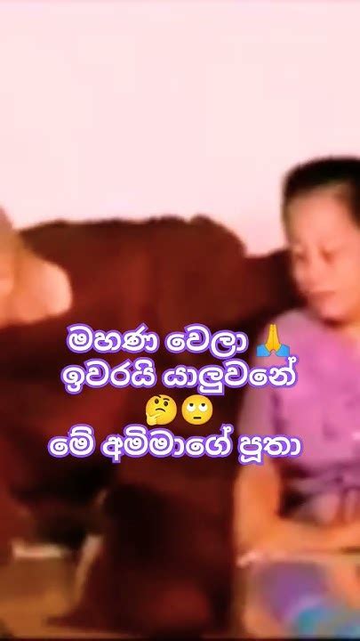 ආදරණීය අම්මේ මම ඔයාව තනි කරන්නේ නැහැ 🤔👇 මගේ අම්මේ ඔයාව ඇස් දෙක පියෙන