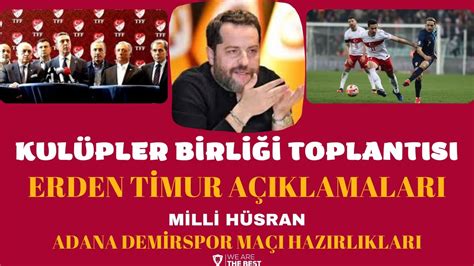 Galatasaray Haberleri Erden Timur Fener medyasının ağzının payını