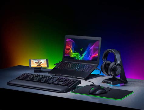 Razer Base Station Chroma Usb Headset Desk Stand Is Perfect For