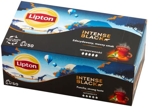 Lipton Intense Black Herbata Czarna Torebek Allegro Pl