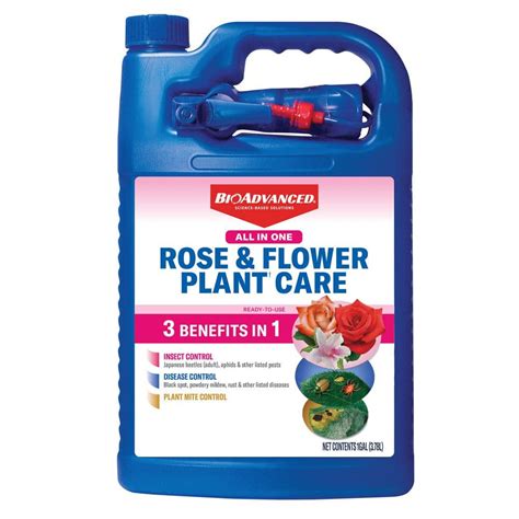 Bioadvanced 1 Gal Ready To Use All In One Rose And Flower Plant Spray 3