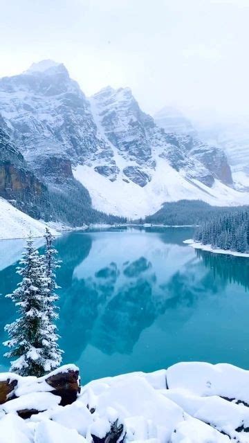 Moraine Lake: A Winter Wonderland