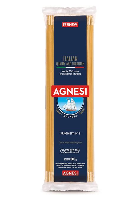 Agnesi Spaghetti Pasta 500g Product Of Italy Amazon In Grocery