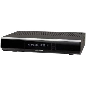 Kathrein UFS 913sw Twin DVB S2 HD Receiver PVR USB HDD Ready Schwarz