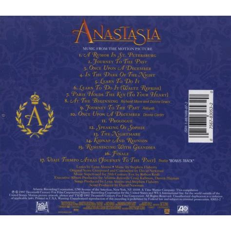 Soundtrack - Anastasia CD (1997) (CD) | Music | Buy online in South ...