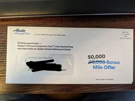 Bank Of America Alaska Airlines Card 50 000 Mile Offer Now Publicly