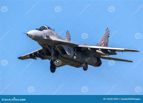 Mig Fulcrum Fighter Jet Aircraft Editorial Stock Photo Image Of