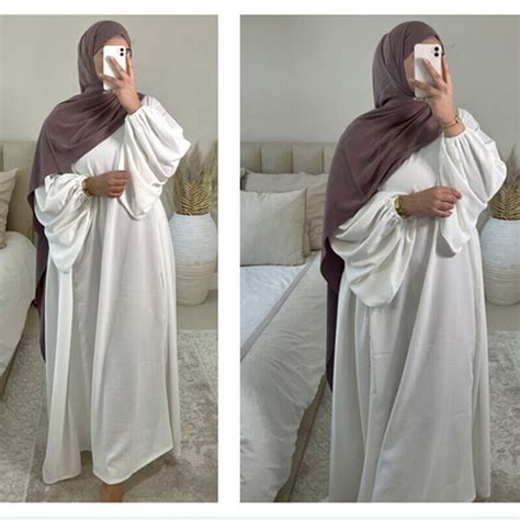 Ramadan Jilbab Muslim One Piece Prayer Garment Hijab Dress Women Abaya