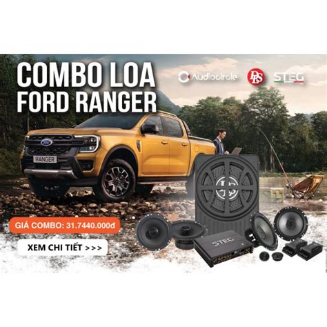 ĐỘ LOA CHO FORD RANGER VỚI HỆ THỐNG ÂM THANH LOA AUDIOCIRCLE ML C6 2