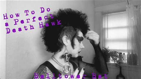 How To Do A Perfect Deathhawk Mohawk 80s Goth Hair Youtube