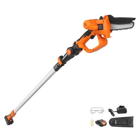 SKYSHALO 2 In 1 Cordless Pole Saw Mini Chainsaw 20V 2Ah Battery Pole