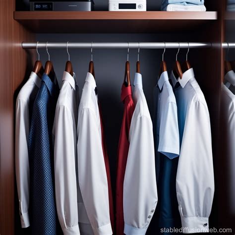 Self Cleaning And Steaming Smart Wardrobe Stable Diffusion Online