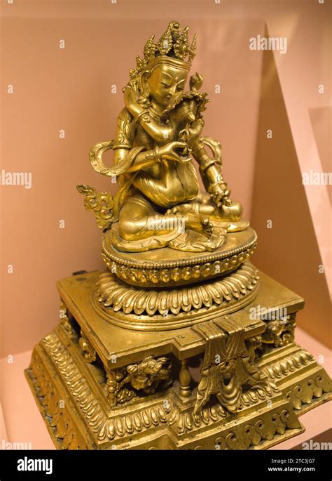 Nepal Patan Museum Vajrasattwa And Prajna Statue Stock Photo Alamy