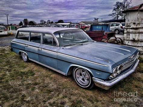 1962 Chevy Impala Station Wagon Front Side View Photograph By Paul Ward