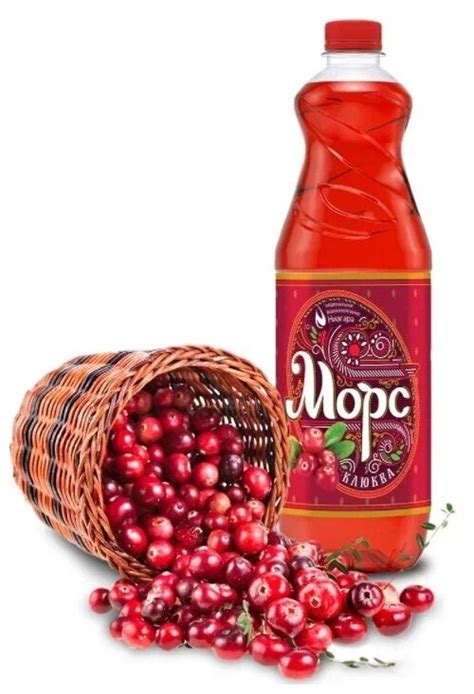 Морс клюквенный (пастеризованный) (6 шт *1 л) — купить в интернет ...