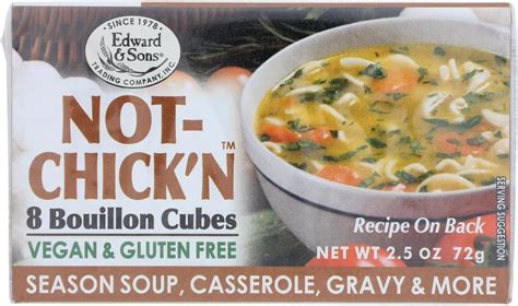 Edward And Son S Vegan Beef Bouillon Cubes Vegan Broth Cubes Gluten Free No Trans