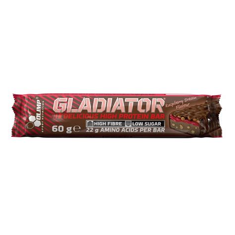 Olimp Gladiator G Baton Bia Kowy Protein Bar Wpc Malina Uwaga Data