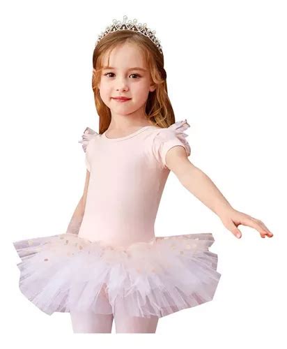 Vestido Tutú De Ballet Para Niños Fiesta De Bailarina Lent Cuotas