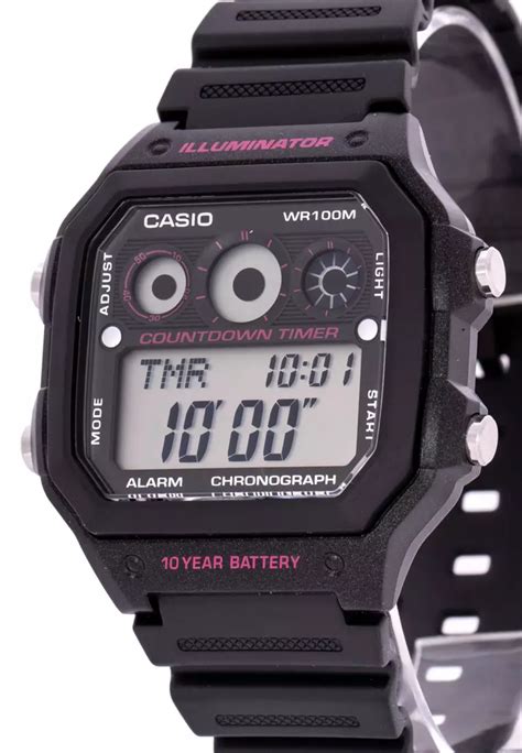 Buy Casio Digital Watch Ae Wh A Vdf Online Zalora Philippines