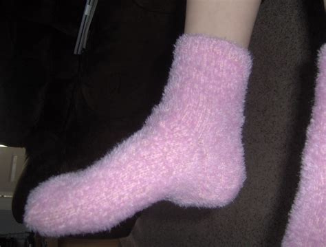 Pink Fluffy Sock Hpim0930  Deepcarknitter1 Flickr