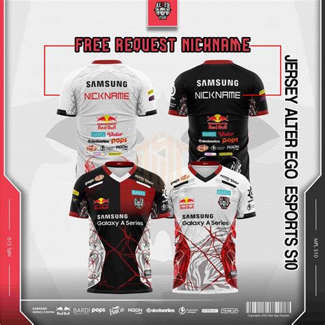 Jual Jersey Alter Ego Esports Terbaru Mpl Season Free Nickname