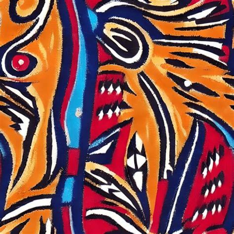 Download Abstract African-inspired Fabric Artwork Patterns Online ...