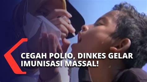 Dinas Kesehatan Provinsi Aceh Umumkan Klb Polio Imunisasi Massal